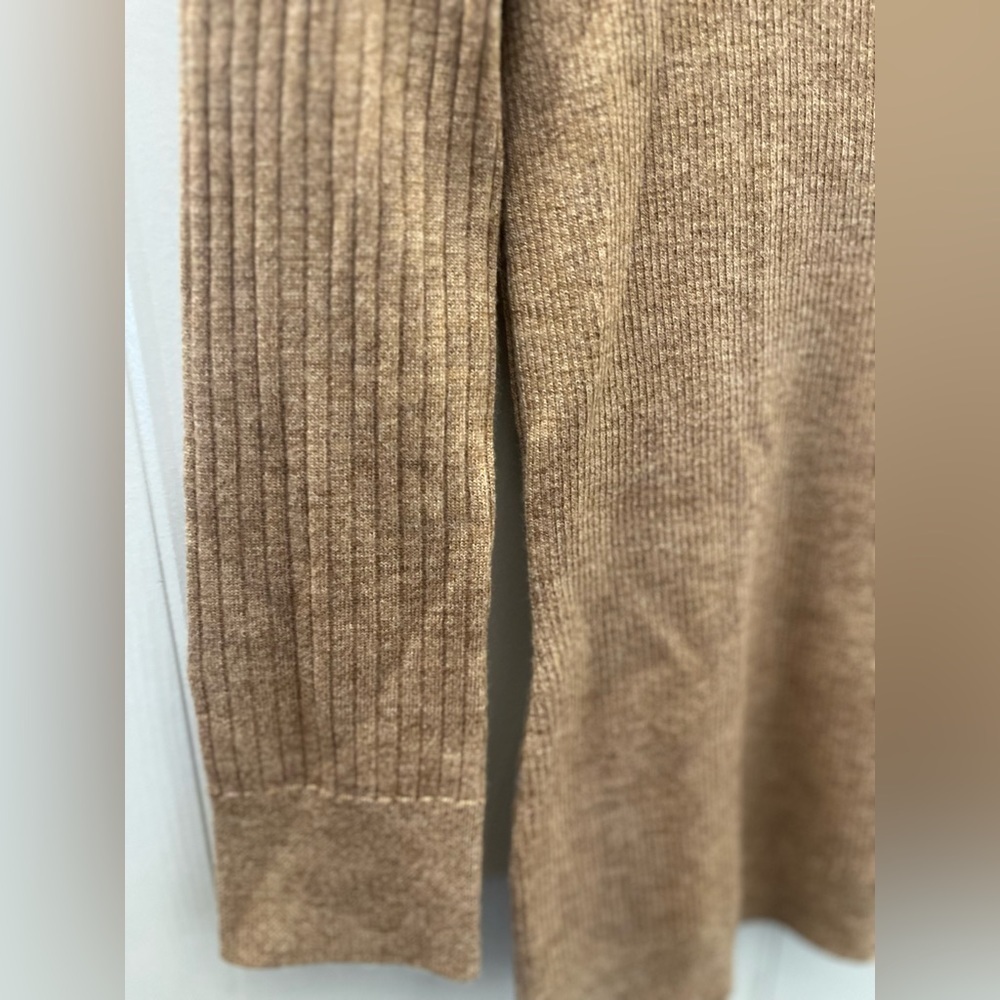 Tory Burch Merino Wool Ribbed Scoop Neck Sweater - Picture 6 of 12